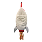 Personalised Blast Off Rocket Christmas Stocking