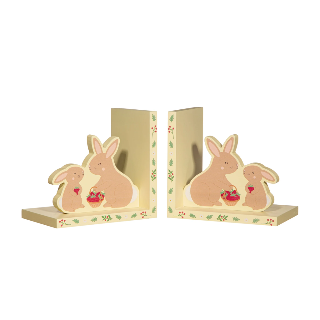 Personalised Bunny Rabbit Wooden Bookends