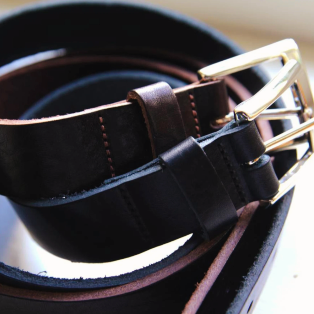 Personalised Leather Belt with Secret Message
