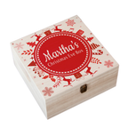 Personalised Snowflake Wreath Christmas Eve Box