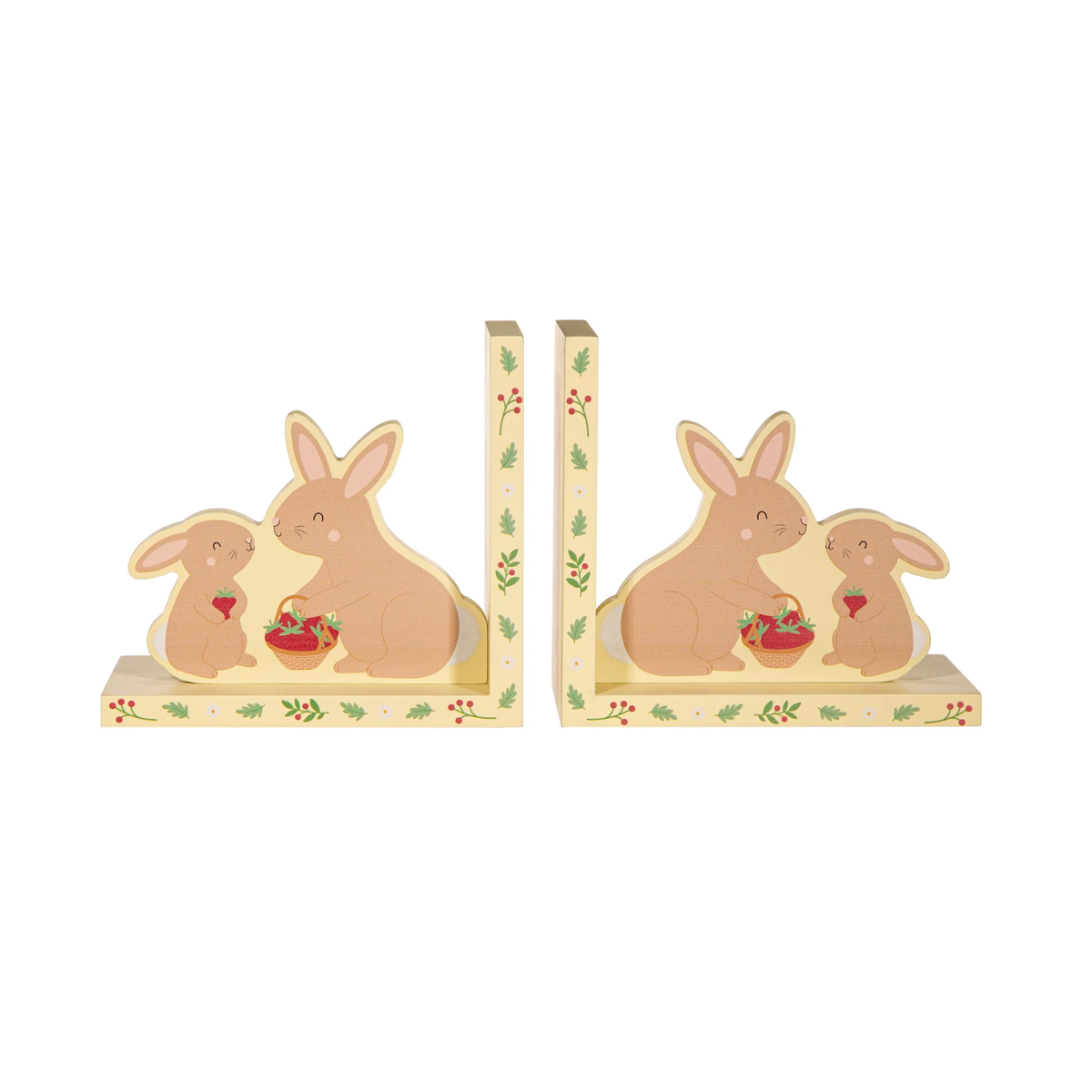 Personalised Bunny Rabbit Wooden Bookends