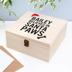 Personalised Santa Paws Christmas Eve Box