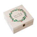 Personalised Couple's Wreath Christmas Eve Box