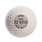 Personalised 'You're Tee-Riffic' Golf Ball