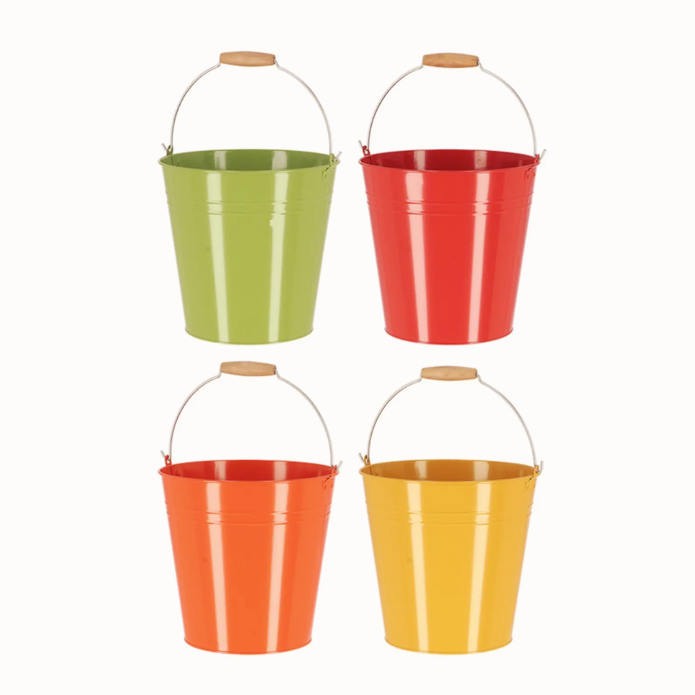 Personalised Beer Bucket with Wooden Handle