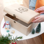 Personalised Christmas Woodland Keepsake Chest