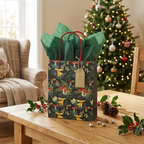 Midnight Forest Mushroom Green Gift Bag