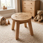 Personalised Wooden Dinosaur Stool for Kids