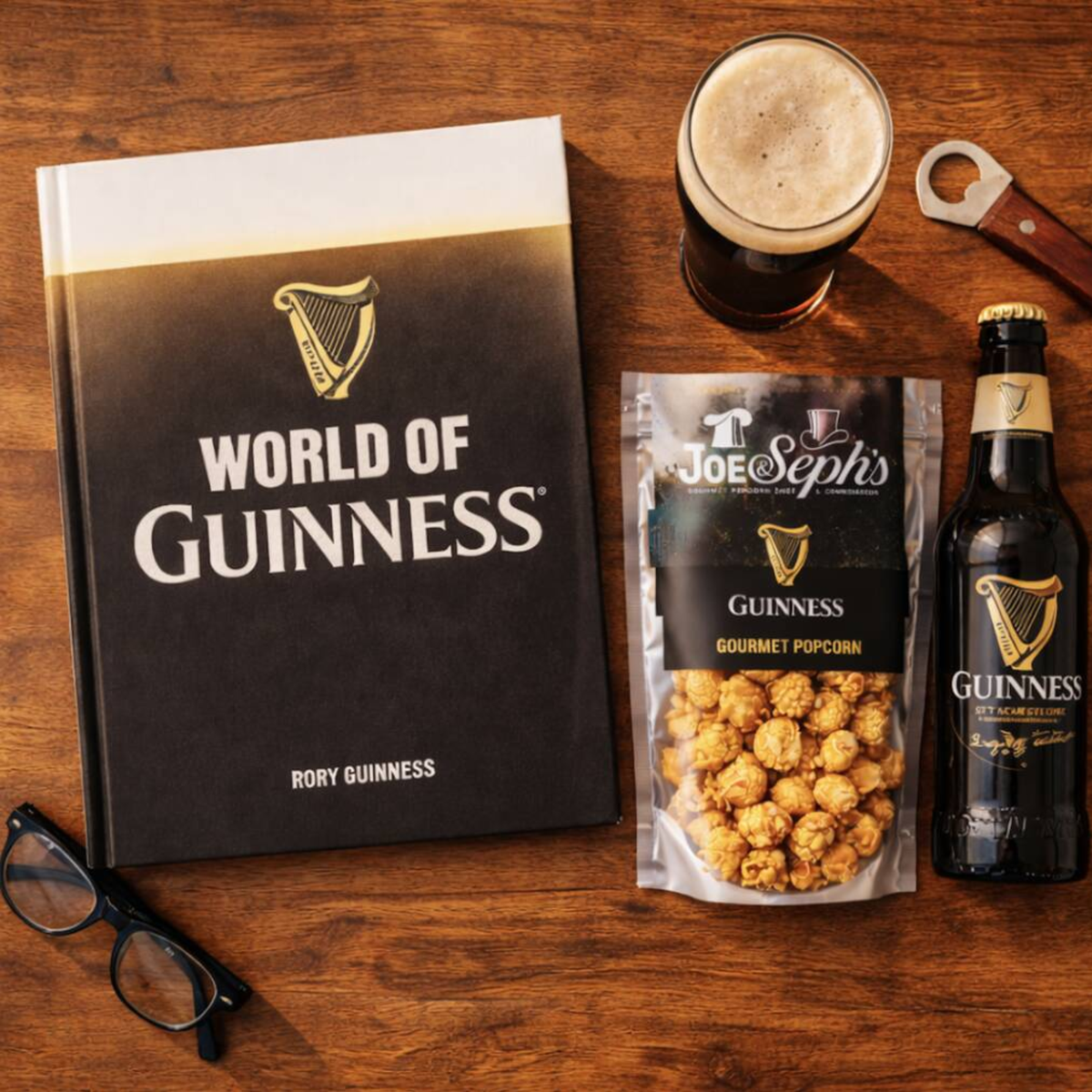 World Of Guinness Hardback Book And Popcorn Gift Set