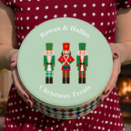Personalised Nutcracker Harlequin Cake Tin