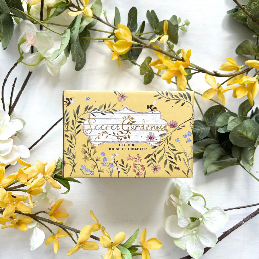 Giftboxed 3D Bumble Bee Mug With Gold Rim