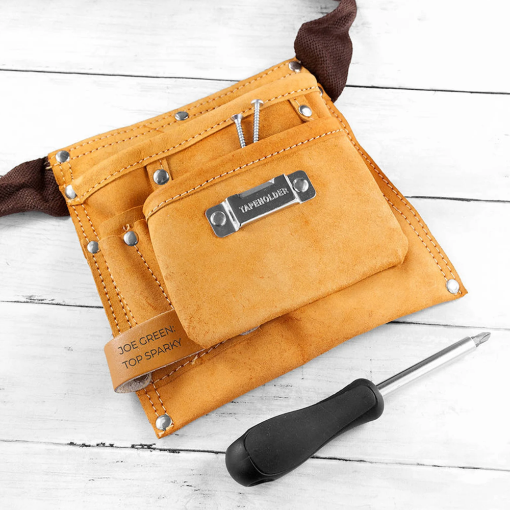 Personalised Leather Tool Belt