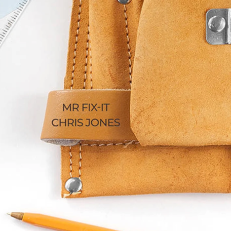 Personalised Leather Tool Belt