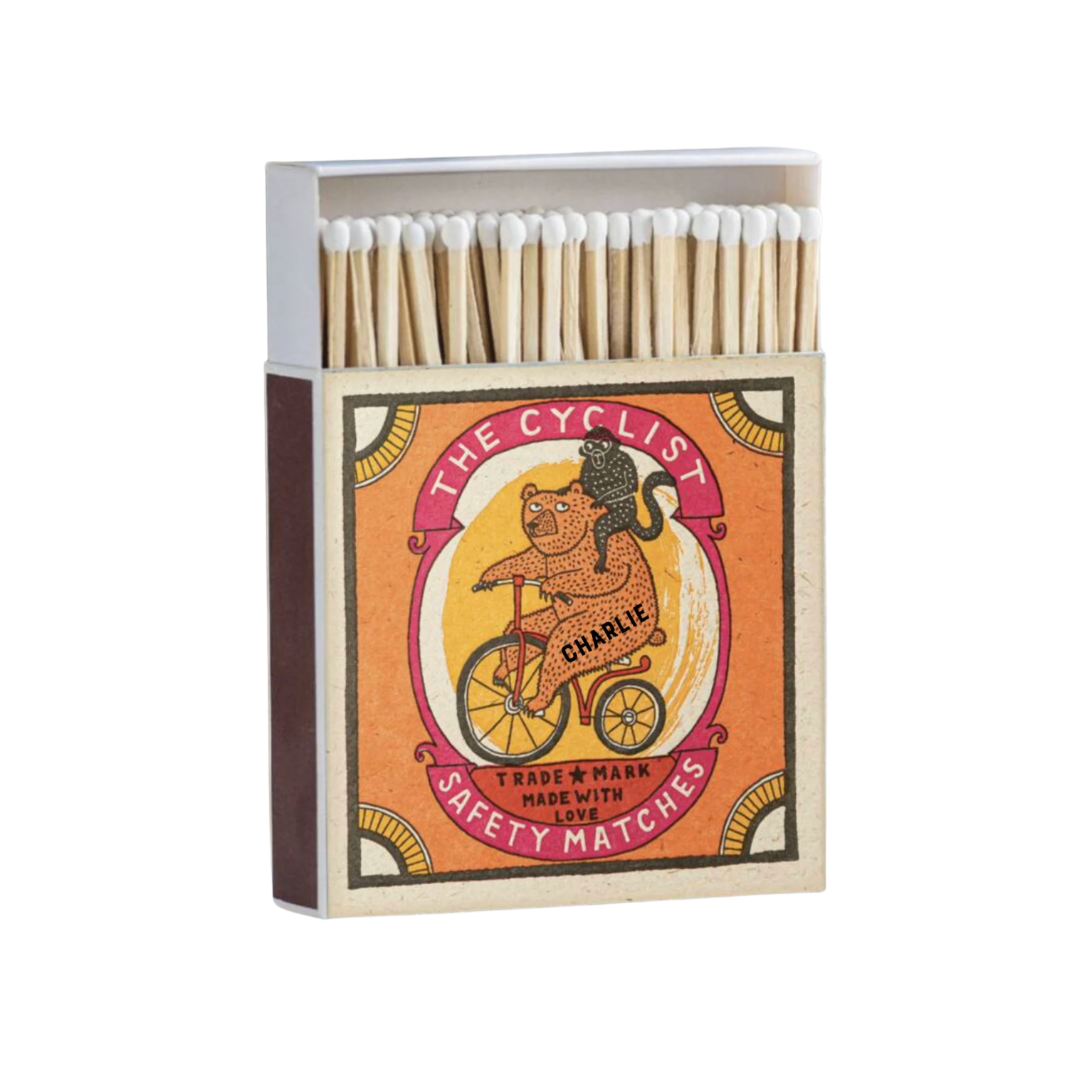 Personalised Cyclist Safety Matchbox