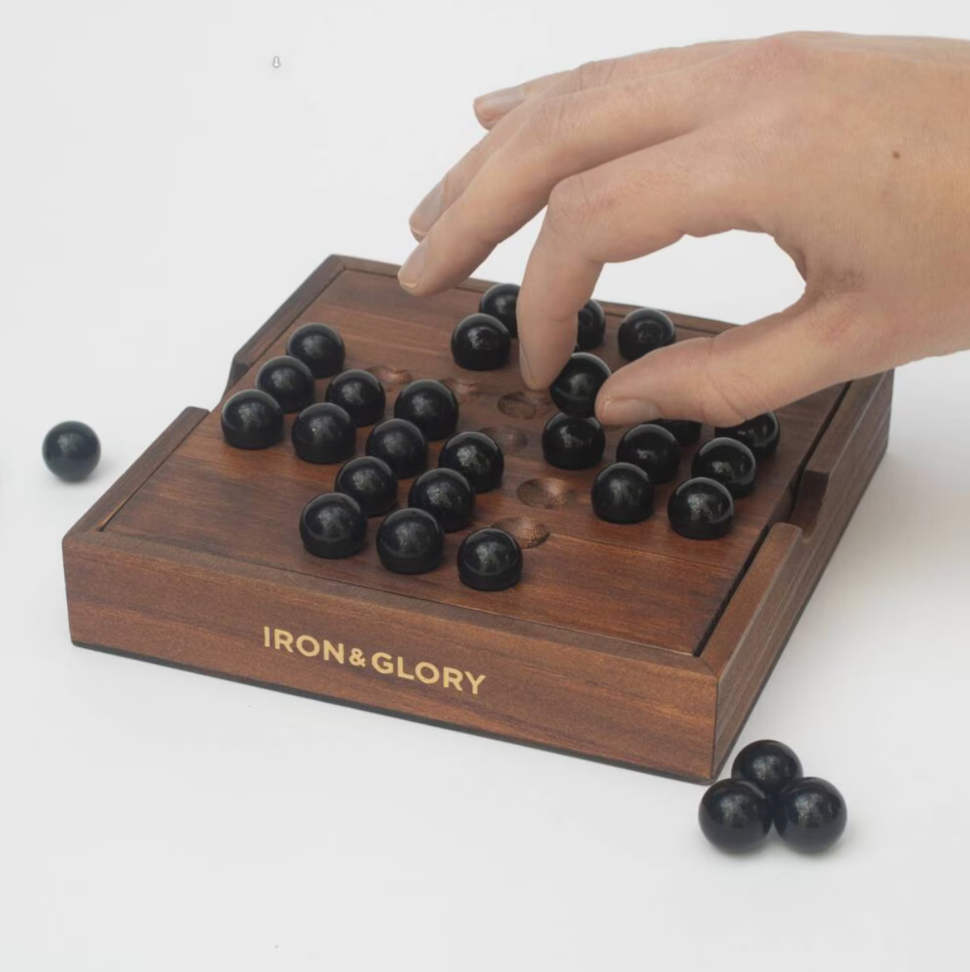 Personalised Wooden Solitaire Game