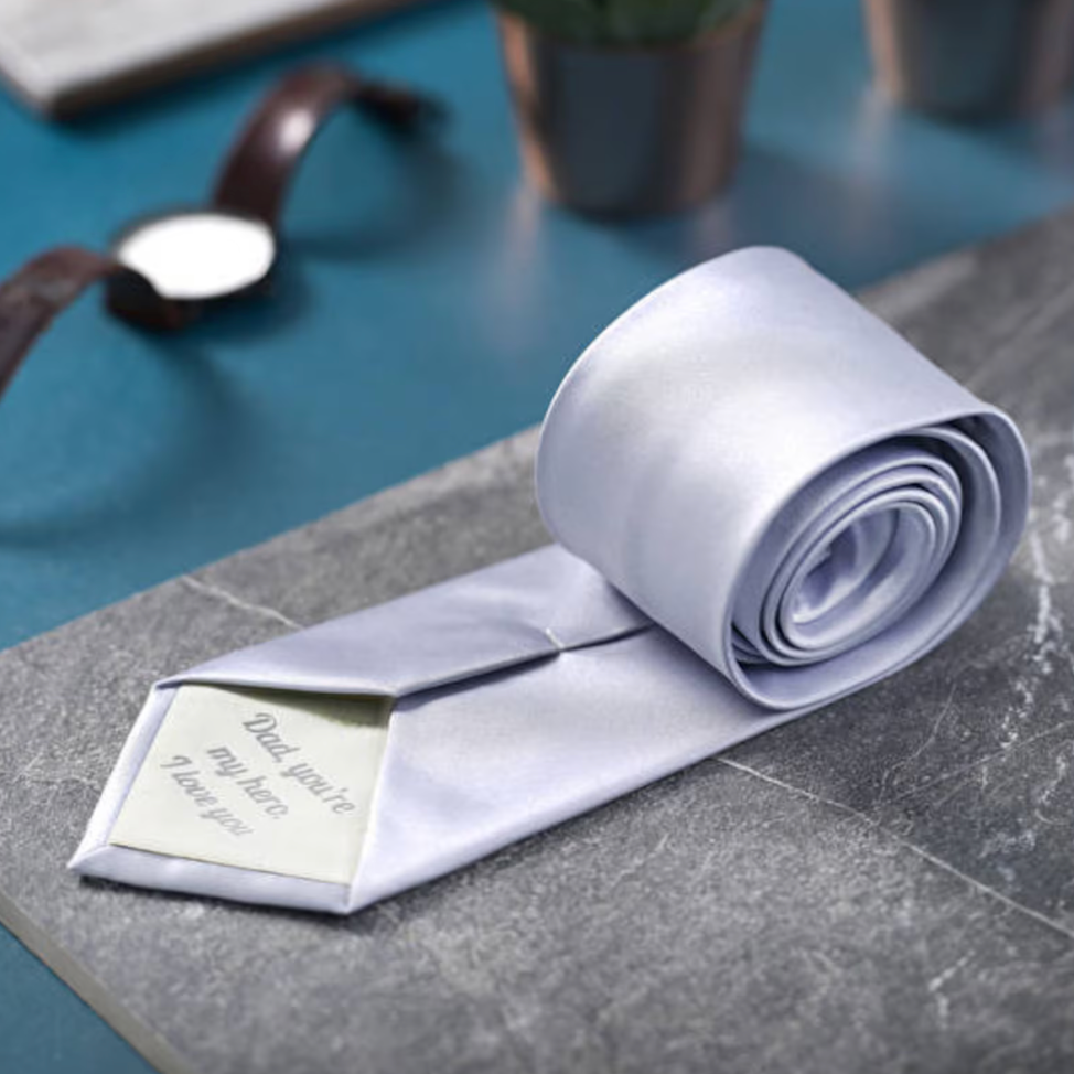 Personalised Hidden Message Tie