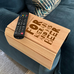 Personalised Wooden Sofa Tray