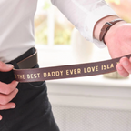 Personalised Leather Secret Message Belt