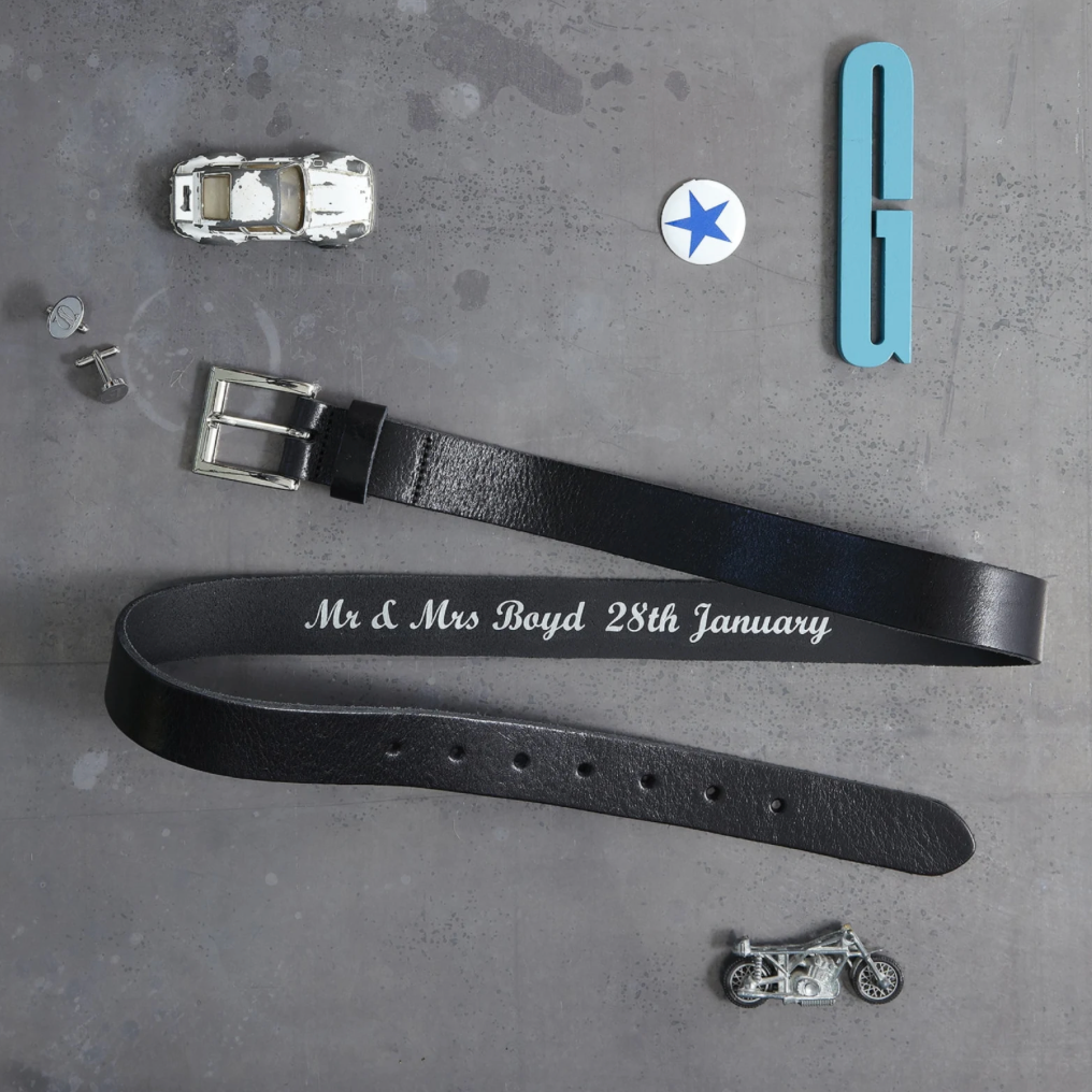 Personalised Secret Leather Belt