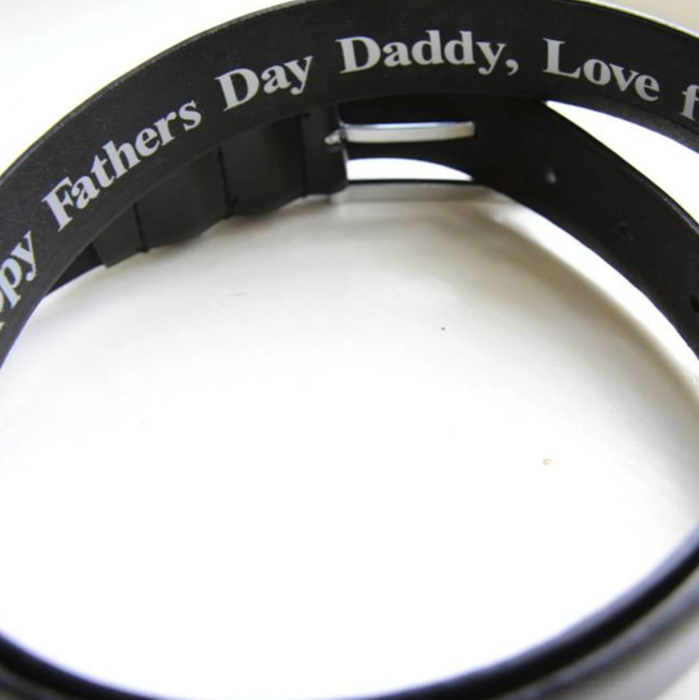 Personalised Secret Leather Belt