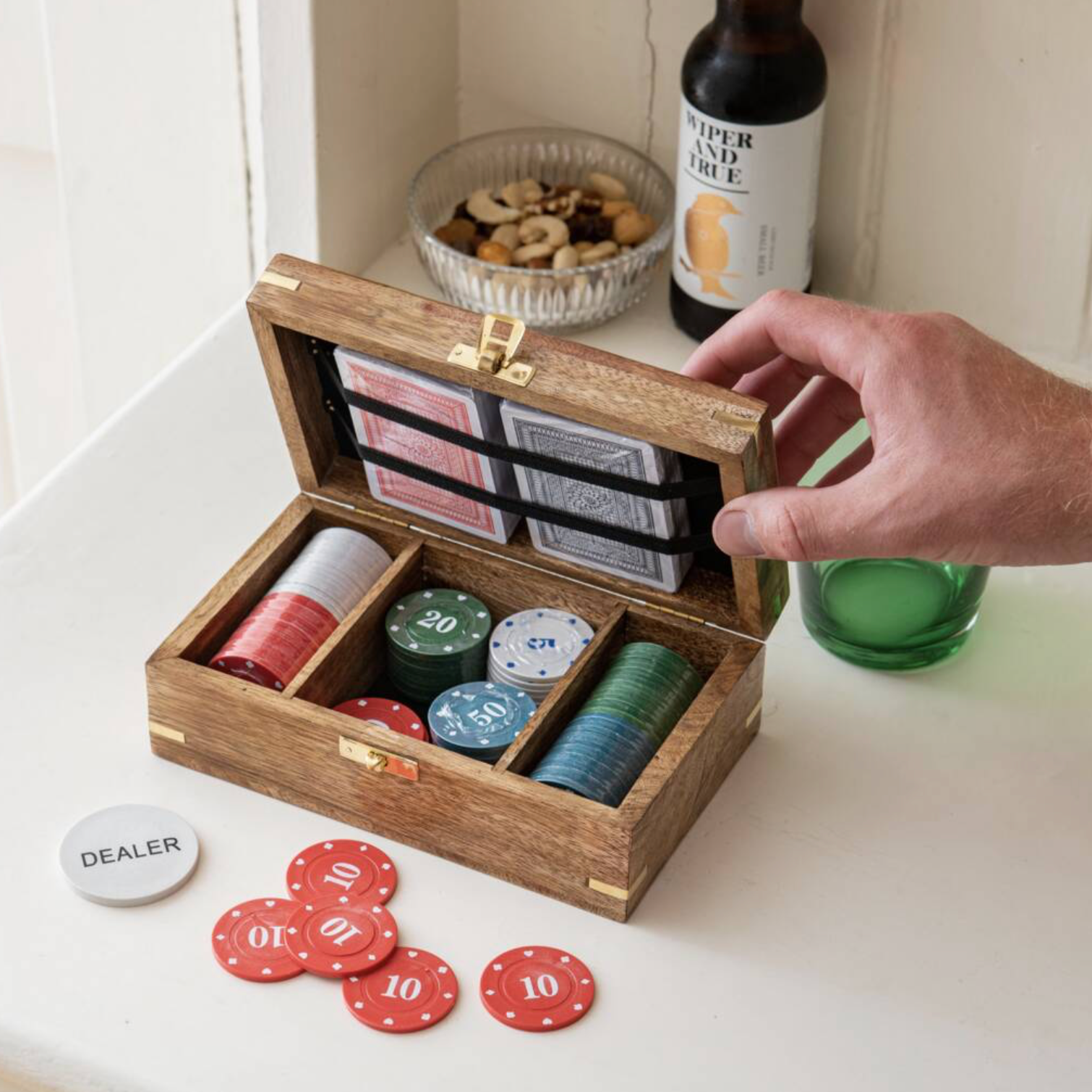 Personalised Poker Set