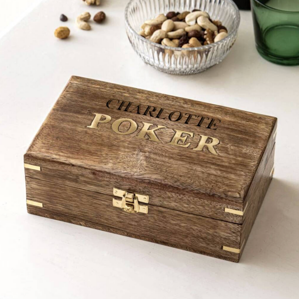 Personalised Poker Set