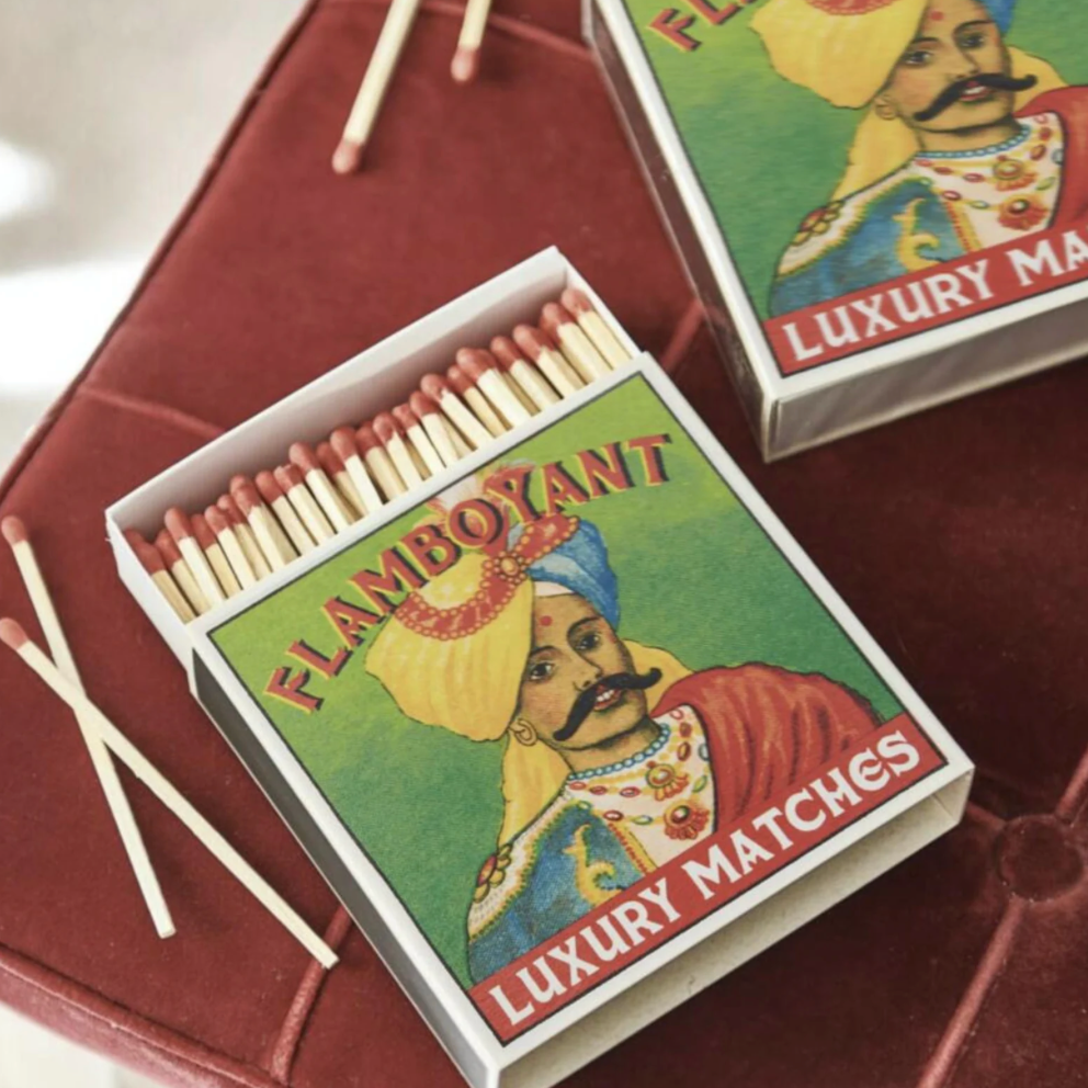'Mr Flamboyant' Luxury Extra Long Matches
