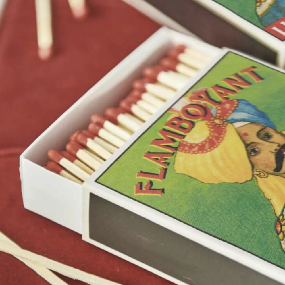 'Mr Flamboyant' Luxury Extra Long Matches