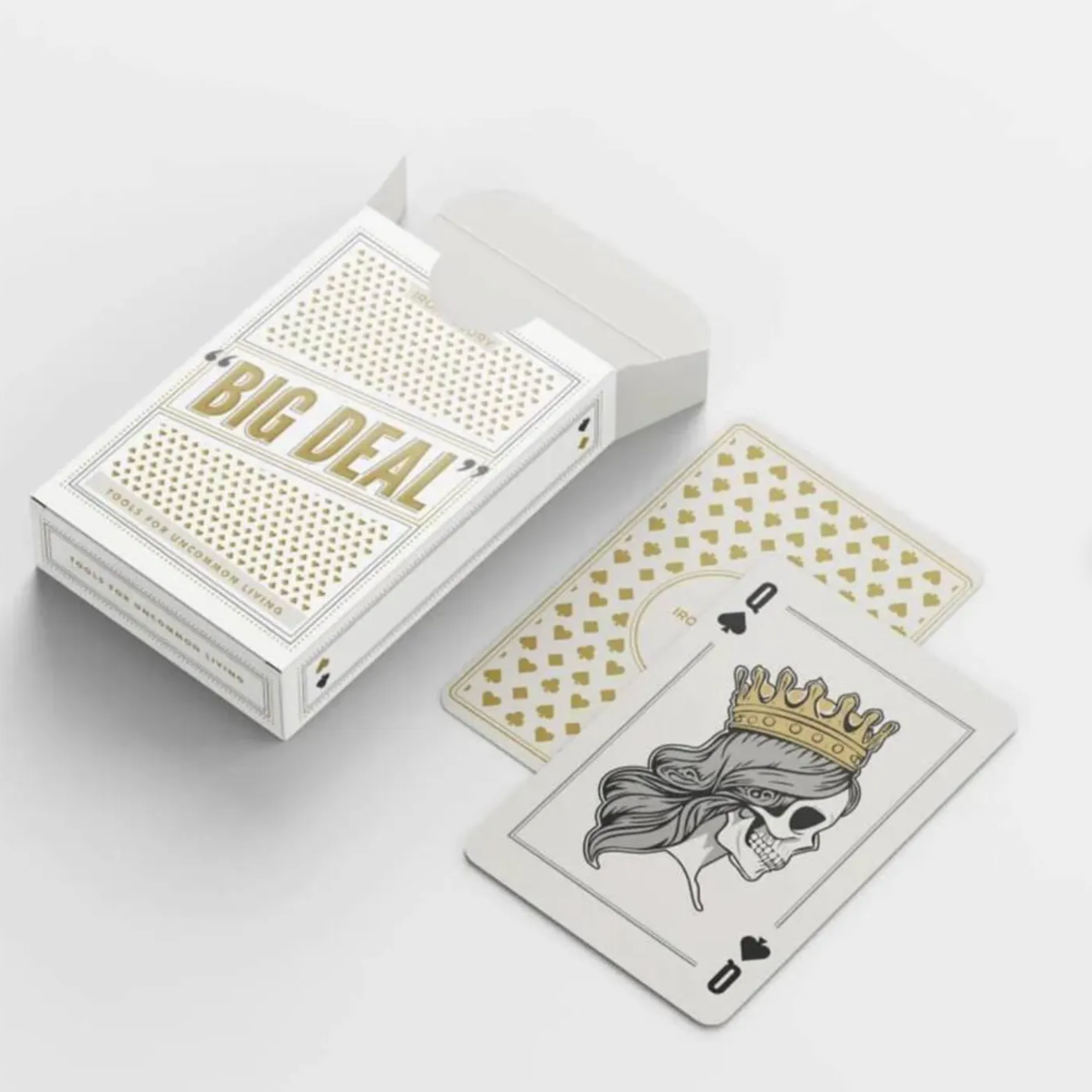 The Big Deal Personalised Wood Playing Card Box