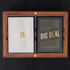 The Big Deal Personalised Wood Playing Card Box