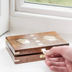 Personalised Rosewood Playing Card Box
