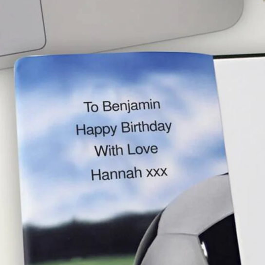 Personalised Football History Book