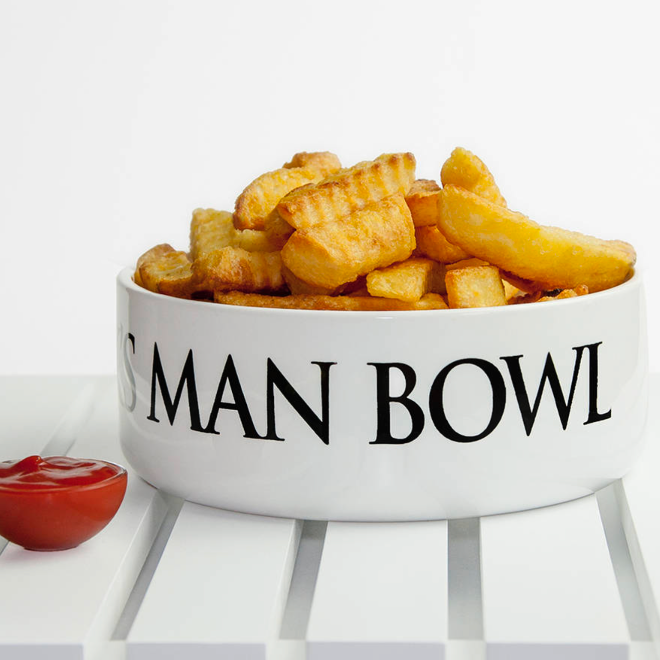 Personalised Super Large Ceramic Man Bowl