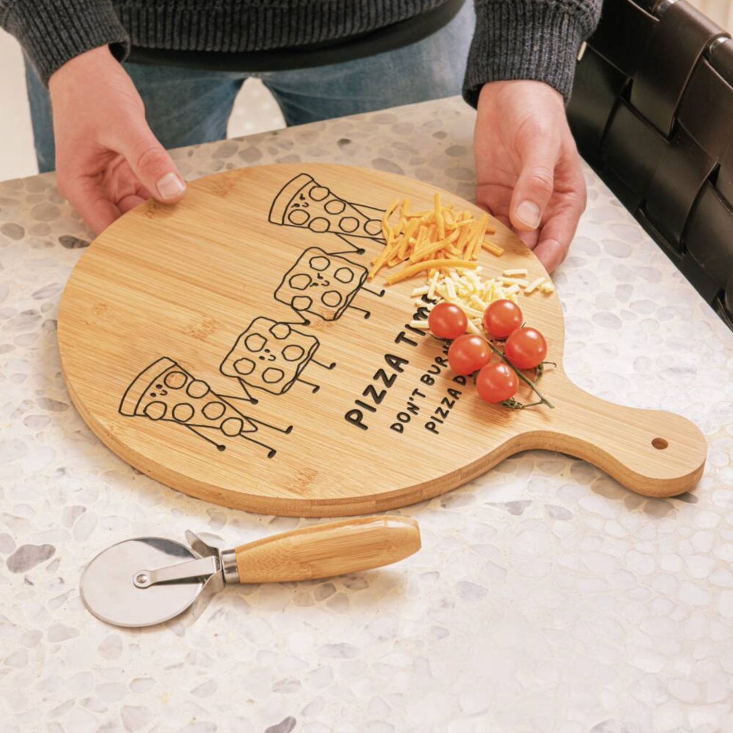 Personalised Pizza Family Board