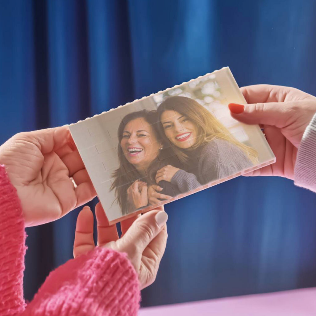 Personalised Building Brick Photo Puzzle For Her