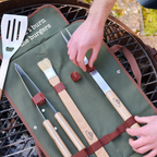 Personalised BBQ Apron Gift Set