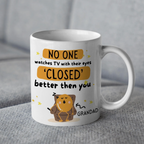 Personalised TV Watching Mug