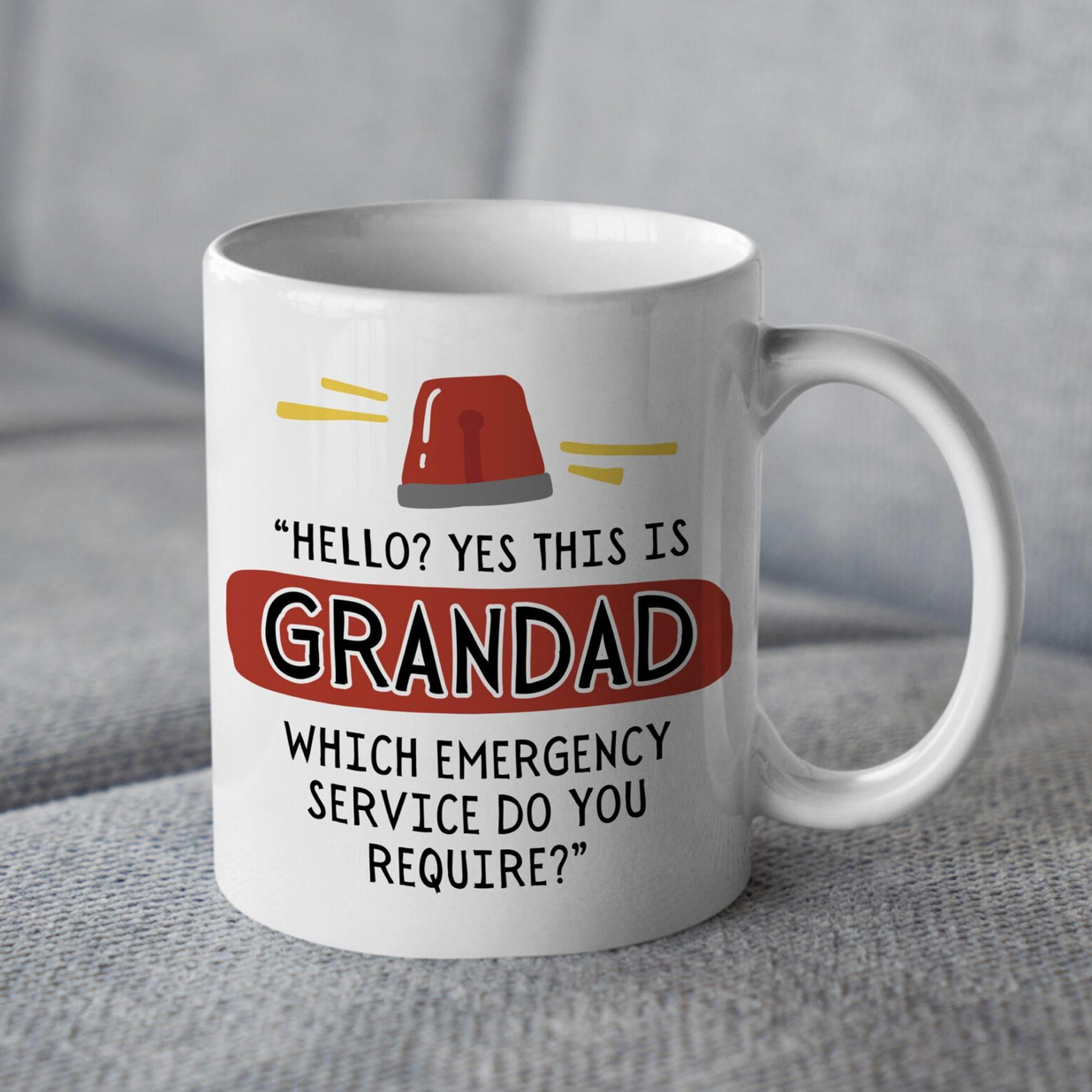 Personalised Dad Emergency Service Mug