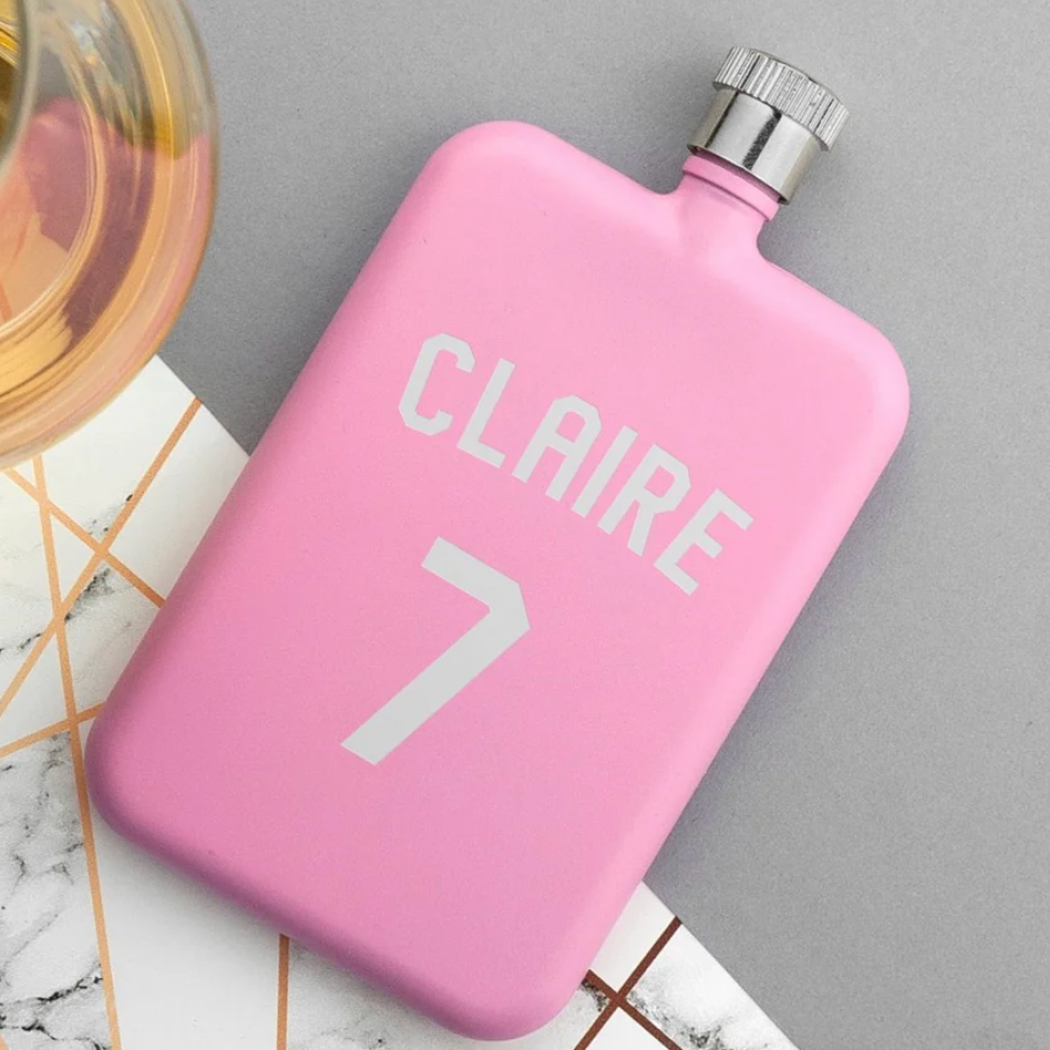 Personalised Football Shirt Hip Flask