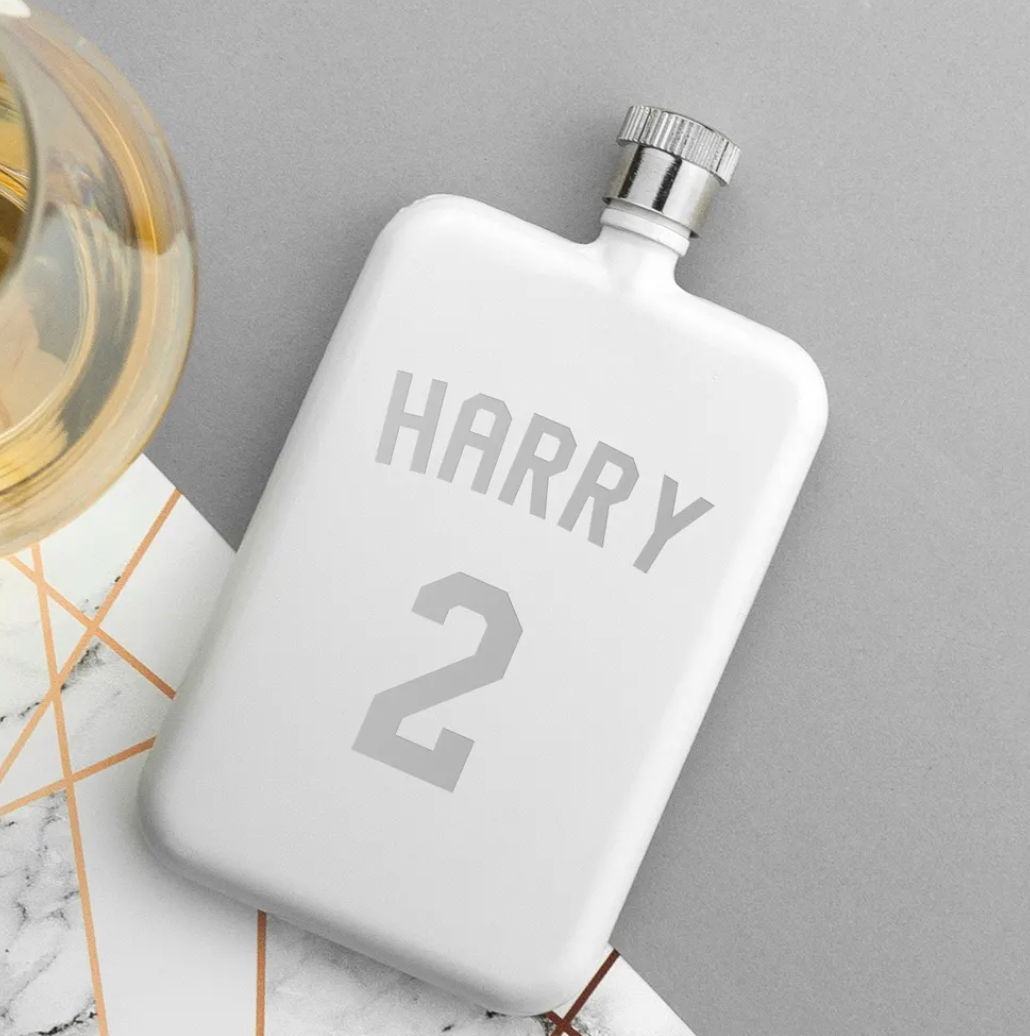 Personalised Football Shirt Hip Flask