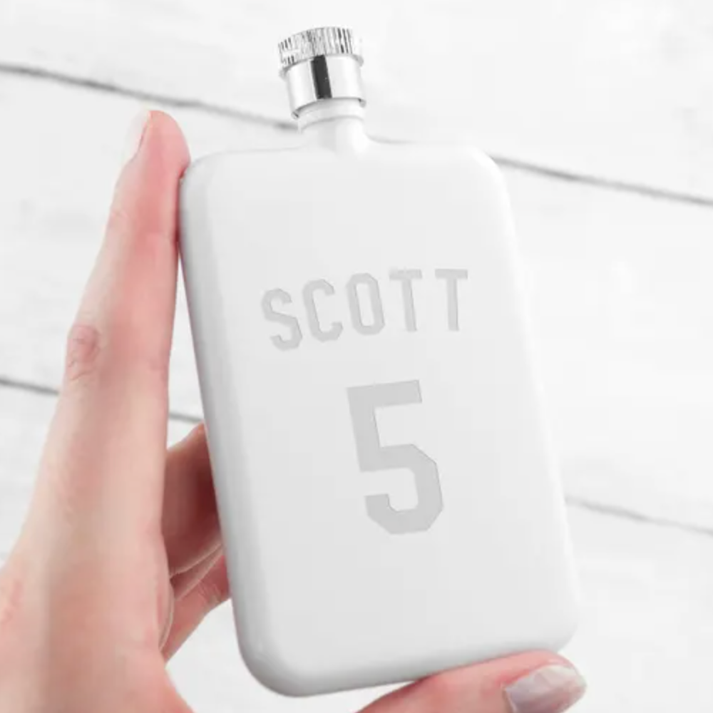 Personalised Football Shirt Hip Flask