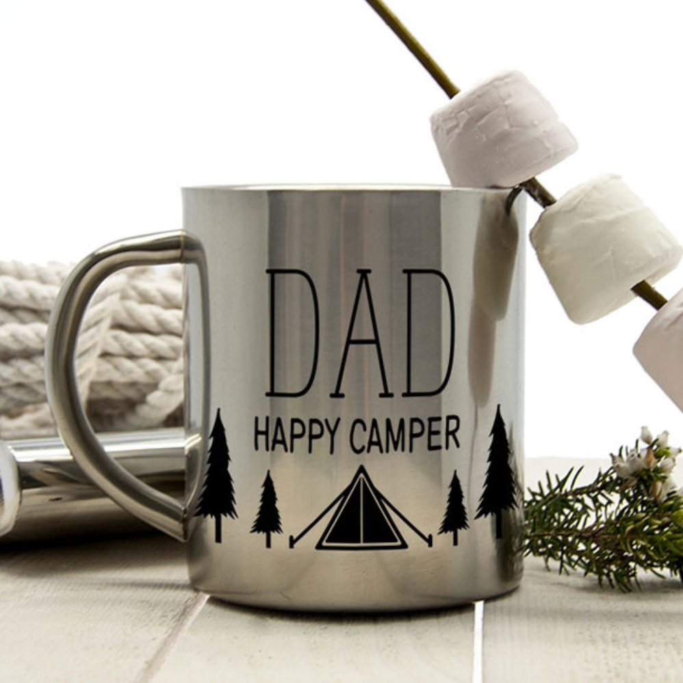 Personalised Camping Stainless Steel Outdoor Mug