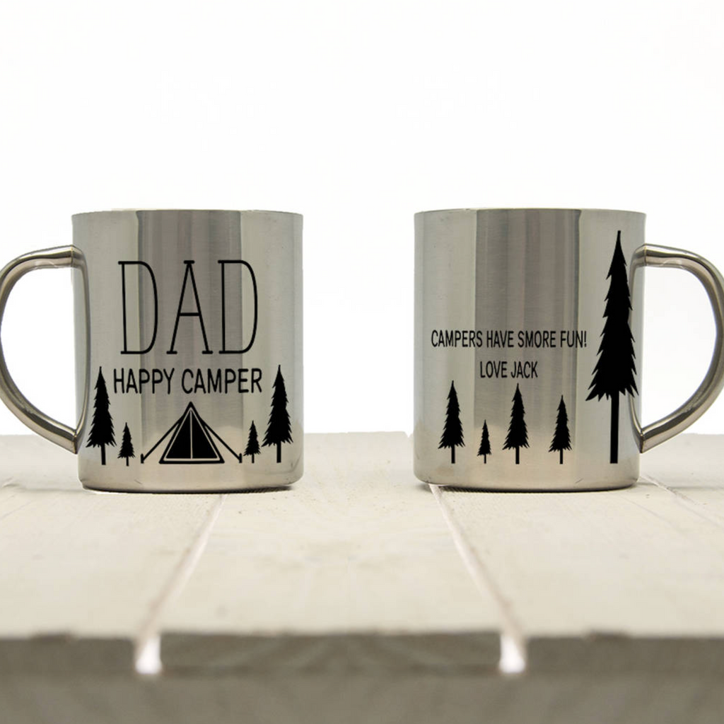 Personalised Camping Stainless Steel Outdoor Mug