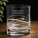 Personalised Crystal Swarovski Whisky Tumbler