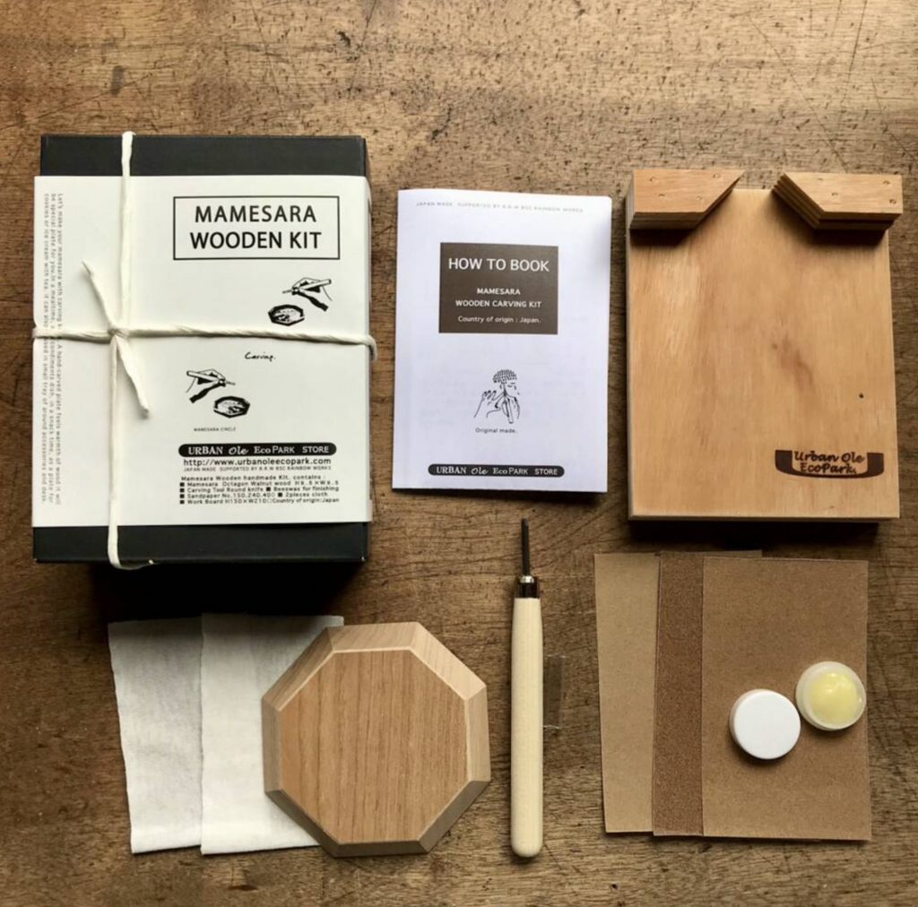 DIY Japanese Wooden Whittling Plate Kit