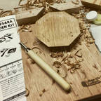 DIY Japanese Wooden Whittling Plate Kit