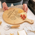 Personalised Christmas Pizza Serving Board