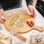 Personalised Christmas Pizza Serving Board