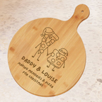 Personalised Christmas Pizza Serving Board