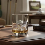 Personalised Golf Pewter Whisky Glass
